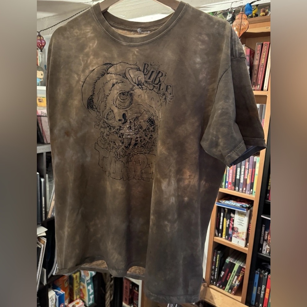 Bible Thumper - Severed Head Large Shirt (Overdyed By Play Craze) Noiserock Punk